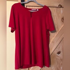 Susan Graver Scarlet Top